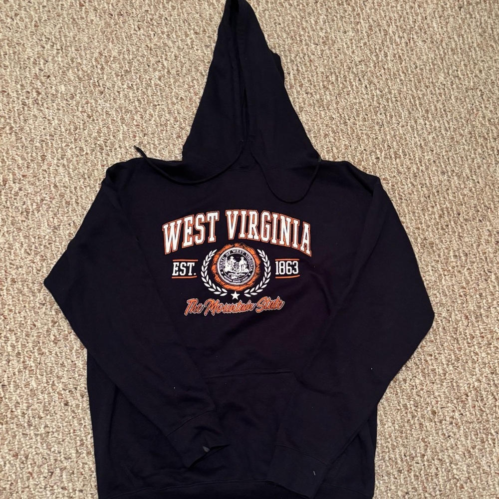 West Virginia Black Hoodie